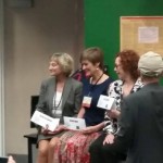 Brenda, Erica Spindler and Catherine Coulter giving a workshop at the Tucson Festival of Books